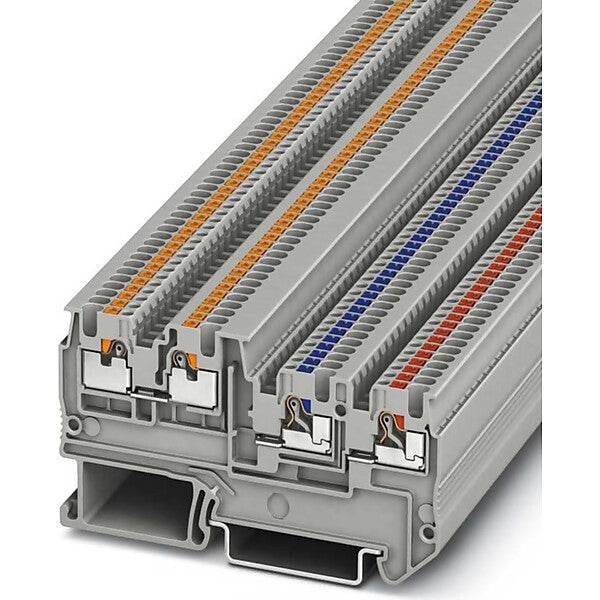 Phoenix Contact Initiatoren-/Aktorenklemme 0,14-1,5qmm, grau PTIO1,5/S/3-LED 24GN